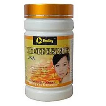 Gambar Emilay Whitening Obat Pemutih Badan Usa   60 Capsul