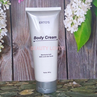 Gambar Ertos Body Cream Whitening 180gram Pemutih Kulit dan Penghilang Bekas Luka