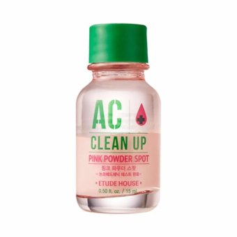 Gambar Etude House AC Clean Up Pink Powder Spot Acne Lotion Krim Jerawat