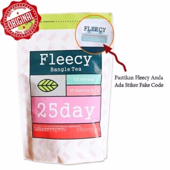 Gambar Fleecy Original Bangle Tea Teh Kesehatan Menurunkan Berat Badan Alami Pelangsing Bakar Lemak Kurus dalam 2 Minggu