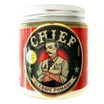 Gambar [Free Sisir+Sticker] Chief Red Pomade Solid Hold 4Oz