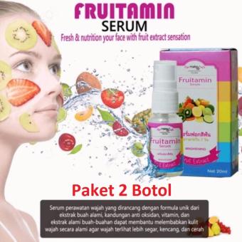 Harga Fruitamin Serum Pemutih Wajah BPOM 20 ml 2 Botol Online Terbaik