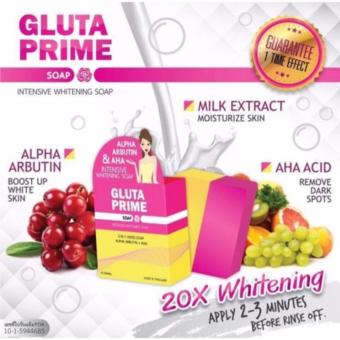 Gambar Gluta Prime Soap Alpha Arbutin Aha   1 Pcs
