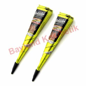 Full Colour Isi 12 Pc Tato Gambar Tato Pewarna Hena Cone Warna Warni . Source ·