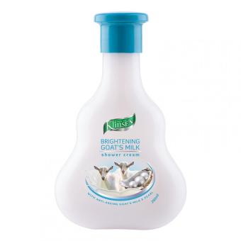Gambar Klinsen Shower Cream Brightening Goats Milk Bottle 280m