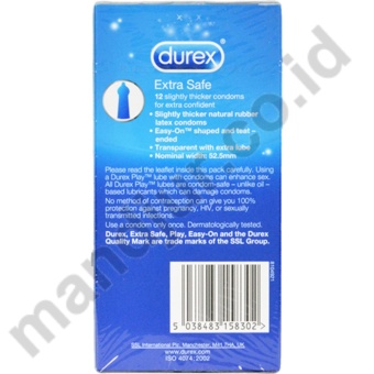 Kondom Durex Extra Safe - Isi 12 Maret 2019 - 2 Kondom Durex Extra Safe - Isi 12 - 2
