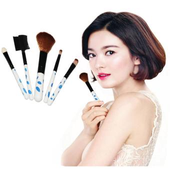 Gambar Kuas Makeup Soft Isi 5 brushes set Pro Quality Cosmetic Tool 302 C