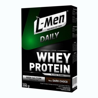 Gambar L Men HI protein Daily Whey Protein Dark Choco 250 Gram