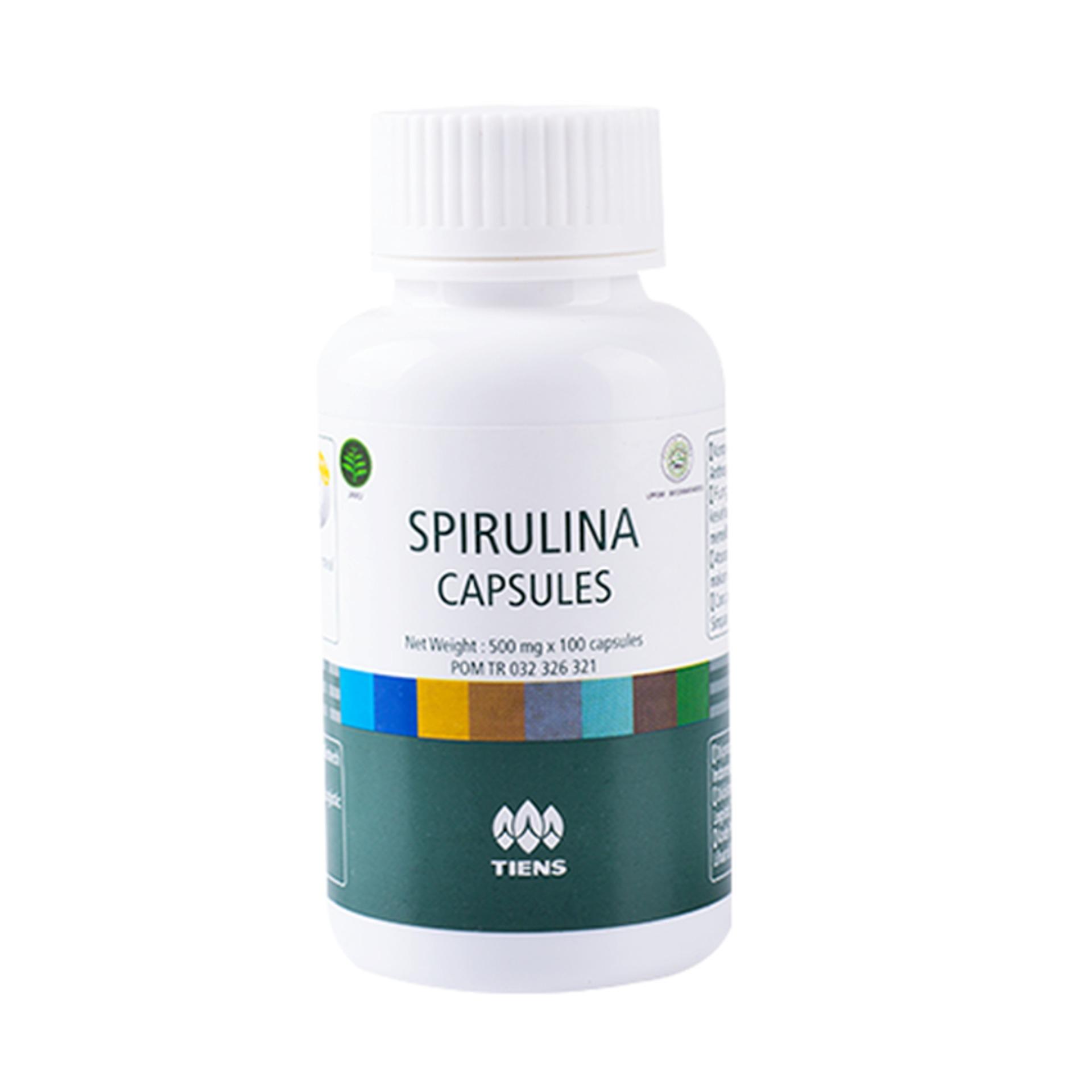 Hasil gambar untuk spirulina tiens kemasan baru