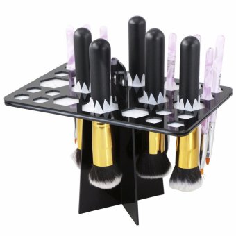 Makeup Brushes Folding Collapsible Holder Air Drying Organizer Tree Rack Plastic - intl Makeup Brushes Folding Collapsible Holder Air Drying Organizer Tree Rack Plastic - intl