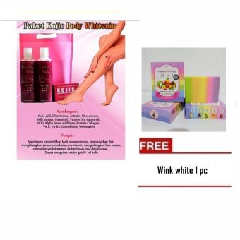Gambar Mesh Paket Kojic Pemutih Badan 100% Original FREE Wink white fruityBPOM 1 PC