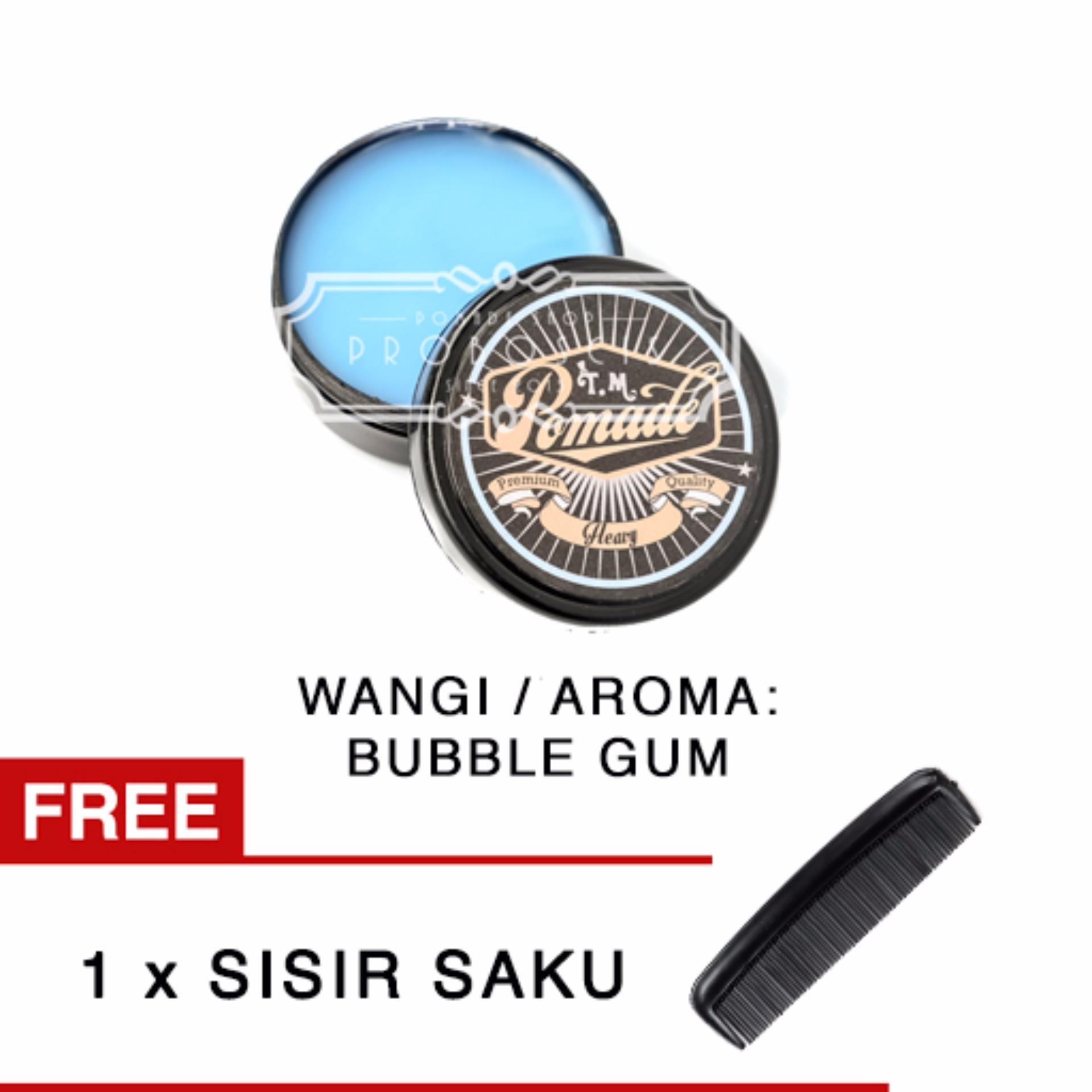 Minyak Rambut TM Pomade Heavy 55gr - Bubble Gum Minyak Rambut TM Pomade Heavy 55gr - Bubble Gum