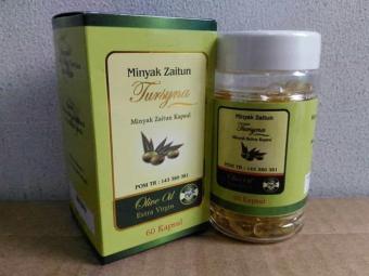 Gambar Minyak Zaitun Tursyna Extra Virgin Olive Oil 60 Kapsul