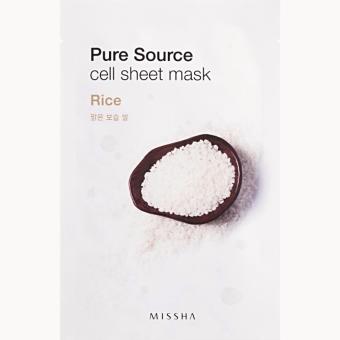 Missha - Pure Source Cell Sheet Mask - 5 Masks Bundle A Maret 2019 - 5 Missha - Pure Source cell sheet mask - 5 masks Bundle A - 5