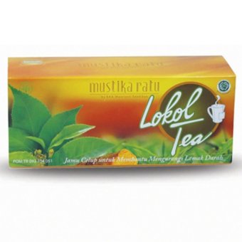 Gambar Mustika Ratu Lokol Tea Jamu Untuk Mengurangi Kolesterol 30 Sachet