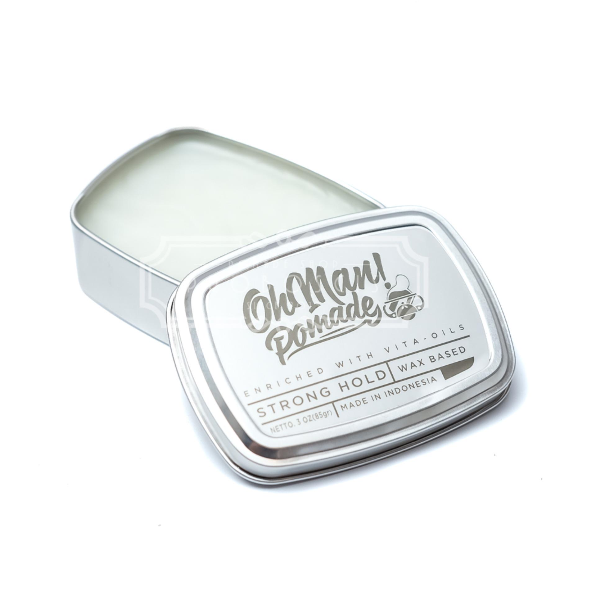 Oh Man! Pomade Waxbased Nutri Green 85 gram Oh Man! Pomade Waxbased Nutri Green 85 gram