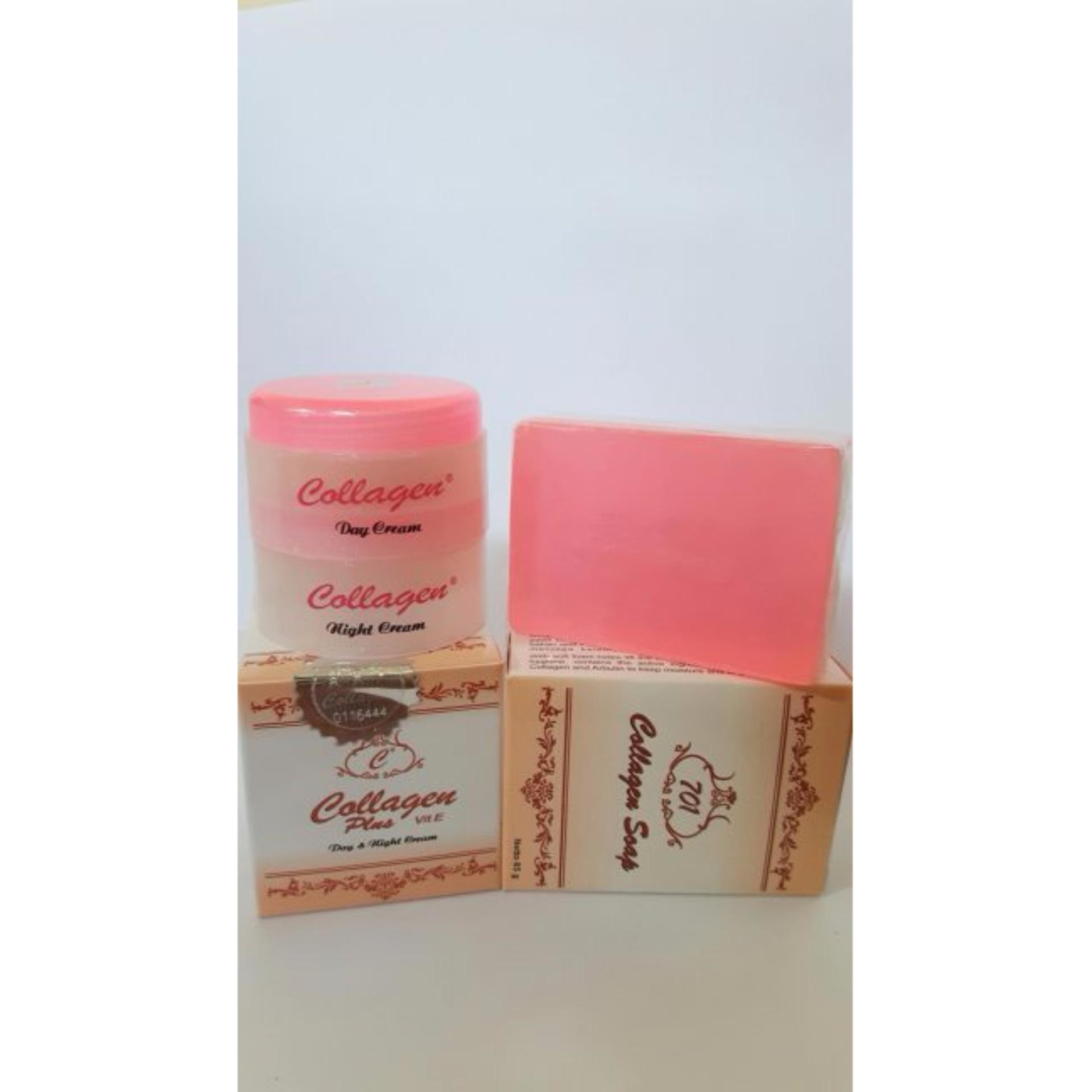 paket wajah siang malam sabun collagen original paket wajah siang malam sabun collagen original