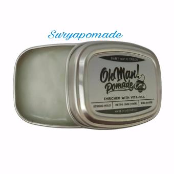 Pomade Oh man! Baby Nutri Green Ohman Mini Oilbase Strong Hold 45gr - Free Sisir Pomade Oh man! Baby Nutri Green Ohman Mini Oilbase Strong Hold 45gr - Free Sisir