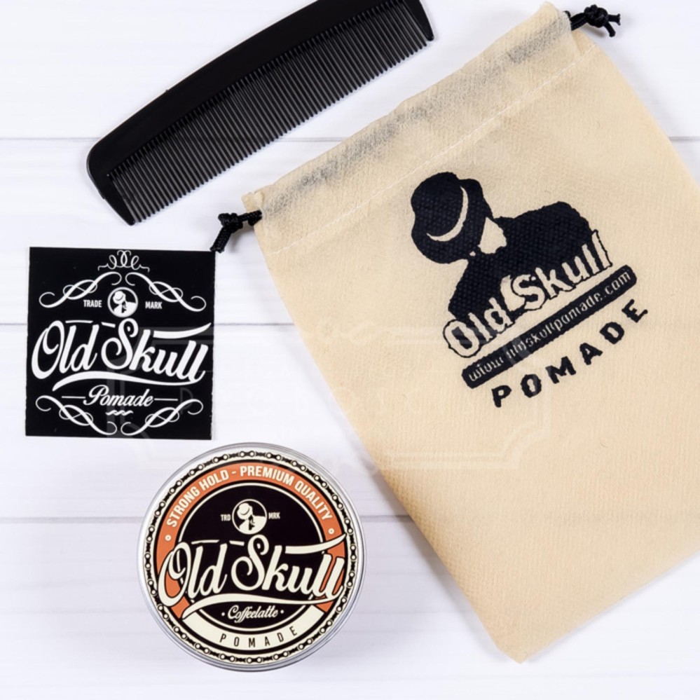 Pomade OLDSKULL / OLD SKULL COFFEELATTE STRONG HOLD AROMA KOPI Pomade OLDSKULL / OLD SKULL COFFEELATTE STRONG HOLD AROMA KOPI