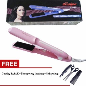 PROMO Ladystar LS-8006 Hair Straightener - Catokan Rambut - GRATISGUNTING SASAK SET PROMO Ladystar LS-8006 Hair Straightener - Catokan Rambut - GRATISGUNTING SASAK SET