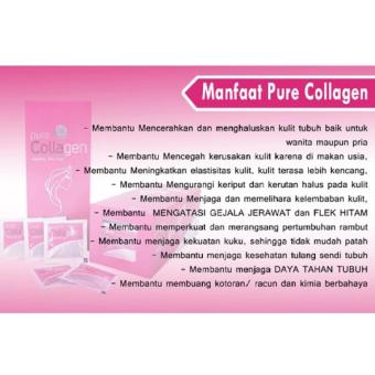 Gambar Pure Collagen Suplemen Pemutih Kulit   1 Box 30 Sachet