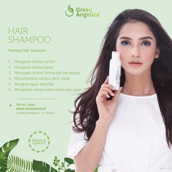 Gambar Shampo Herbal Untuk Rambut Rontok Green Angelica Buah Nisim Alami BPOM