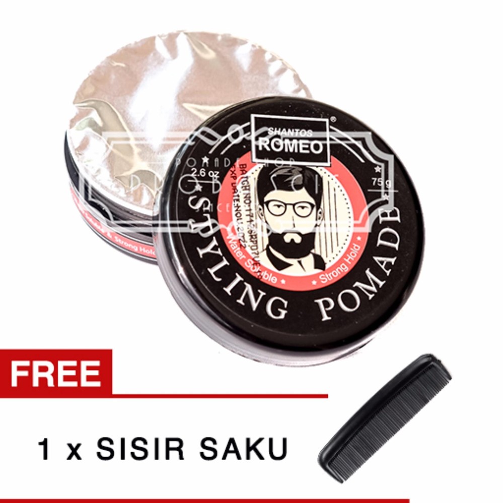 Shantos Romeo Hair Styling Waterbased Pomade - Strong Hold Shantos Romeo Hair Styling Waterbased Pomade - Strong Hold