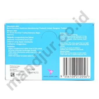 Strepsils (Menthol Flavor) Dus Isi 12 Sachet - Pelega Tenggorokan Maret 2019 - 2 Strepsils (Menthol Flavor) Dus Isi 12 Sachet - Pelega Tenggorokan - 2
