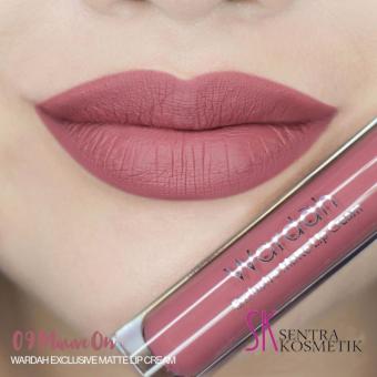 Wardah Exclusive Matte Lip Cream 09 - mauve on | Lazada