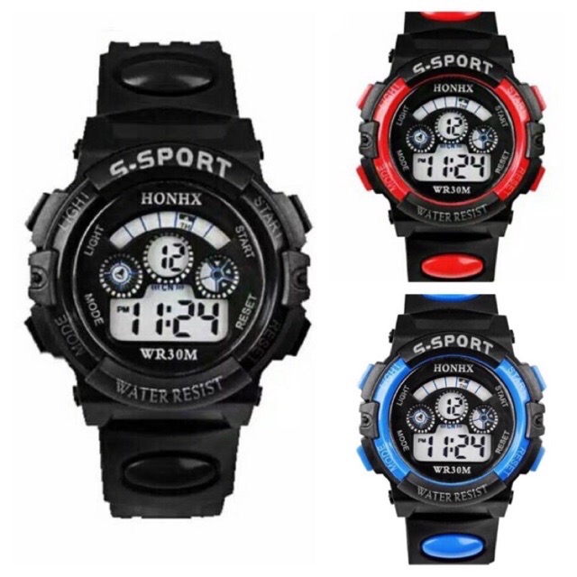 	 Jam Tangan Rubber Ssport Digital Terlaris Jf038 Sport Import 	