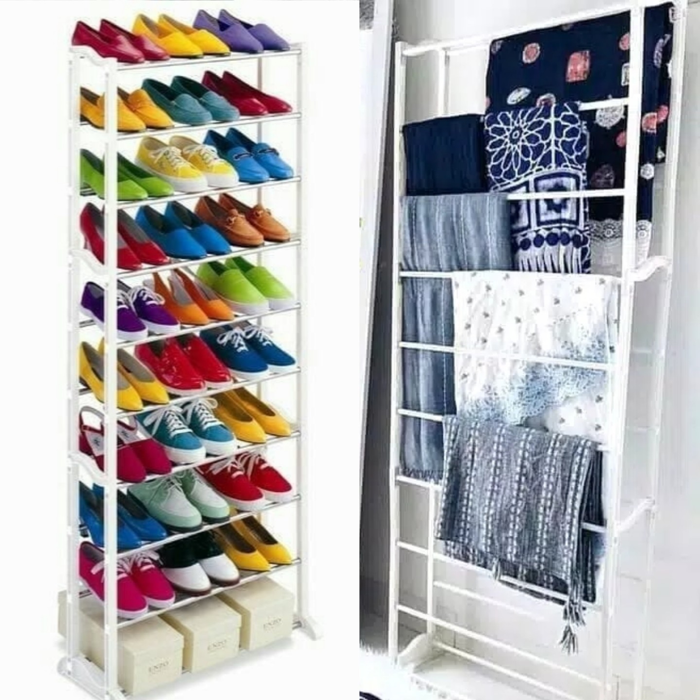 Amazing Shoe Rack 10 Tier Rak Sepatu 10 Tingkat Lazada Indonesia