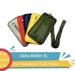 SAKO XL HP DUZON DOMPET WALLET CANVAS COMPACT HP WALLET KARTU HP DOMPET PRIA