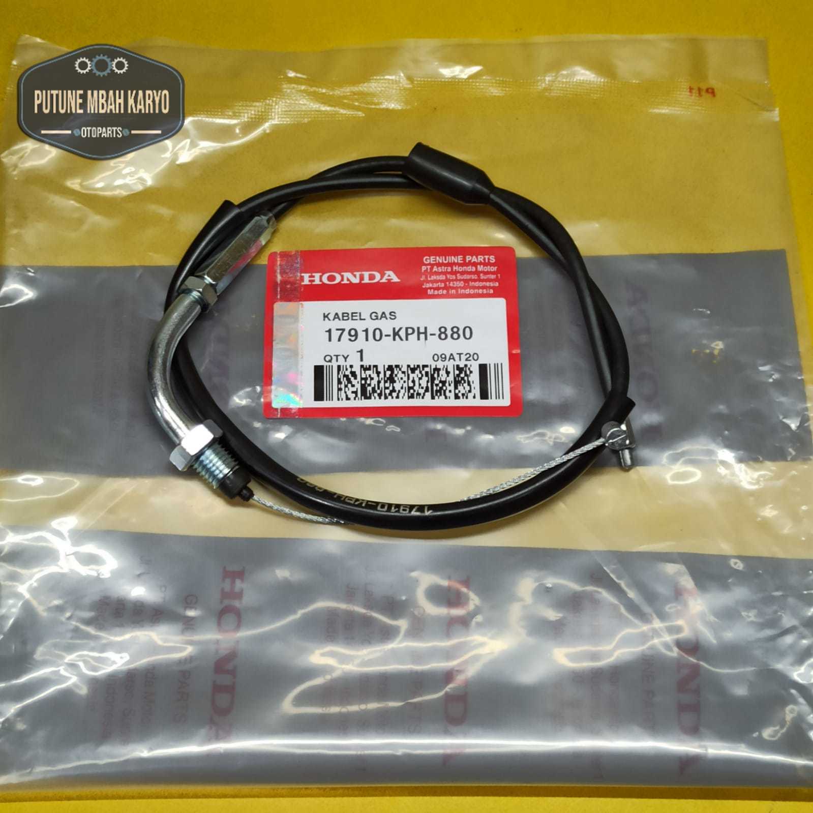 KABEL GAS KABEL THROTTLE TALI GAS HONDA KARISMA SUPRA X 125 KPH Harga 17,750 rupiah*Gratis Ongkir
