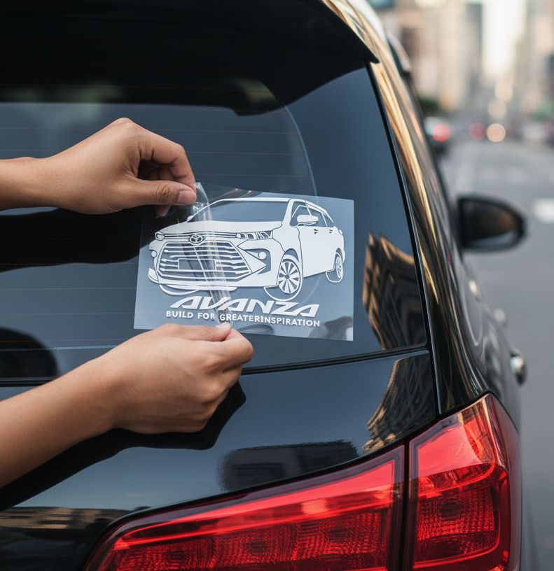 Newest Toyota Avanza Xenia car cutting sticker Harga  19,900 Ringgit*Penghantaran Percuma