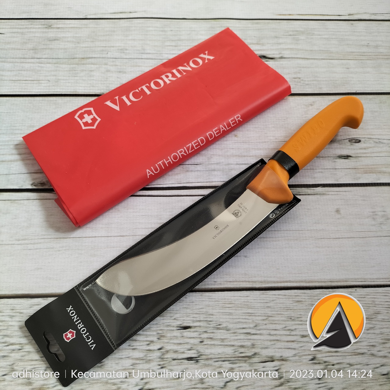 Butcher slaughter knife pisau sembelih victorinox swiss straight