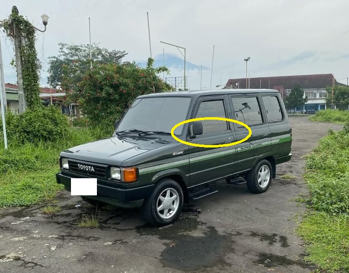 List Karet Pelipit Pintu Kaca Mobil Toyota Kijang Super Grand Kapsul Harga 23,000 rupiah*Gratis Ongkir