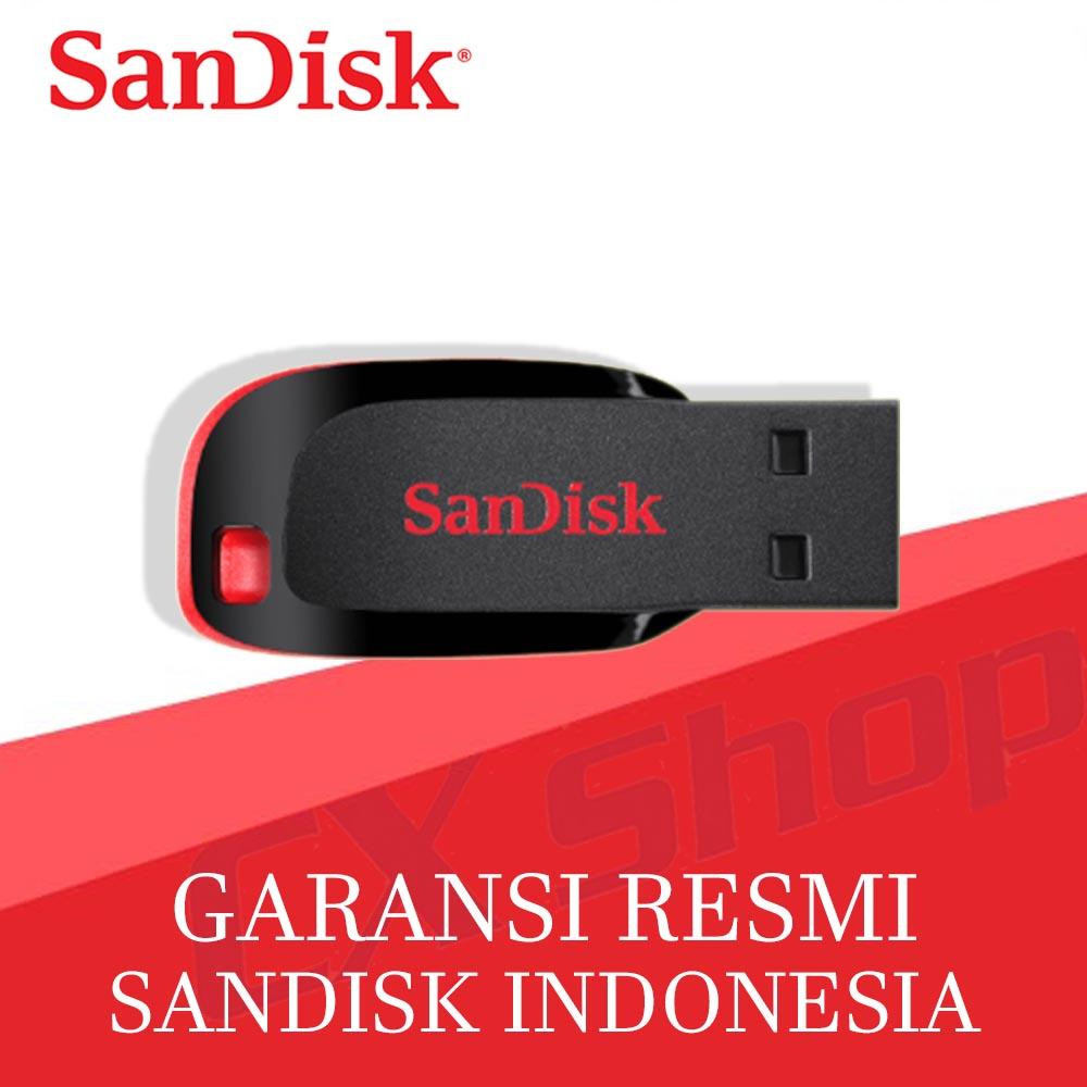 SanDisk Cruzer Blade 16GB CZ50 USB Flashdisk Harga 69,500 rupiah*Gratis Ongkir