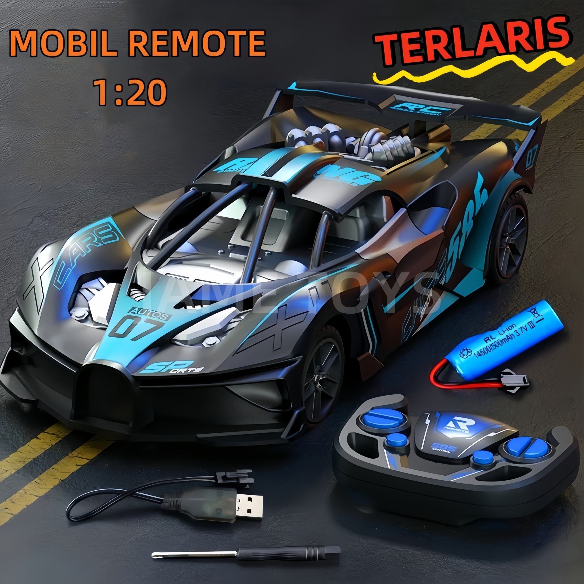 1/20 RC drift racing remote control car 2WD high speed RC car