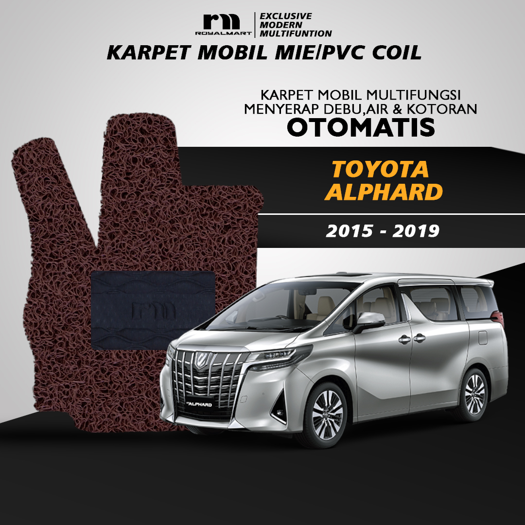 KARPET MOBIL MIE ALPHARD 2015-2022 FULL BAGASI 1 WARNA Harga 1,160,000 rupiah*Gratis Ongkir