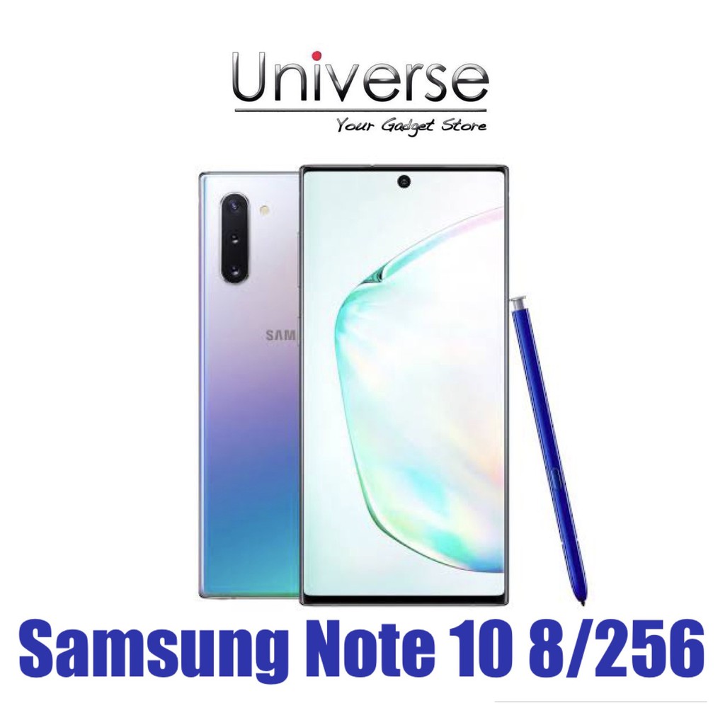 SAMSUNG GALAXY NOTE 10 - 8/256 Snapdragon 855 - ORIGINAL FULLSET Harga 4,575,000 rupiah*Gratis Ongkir