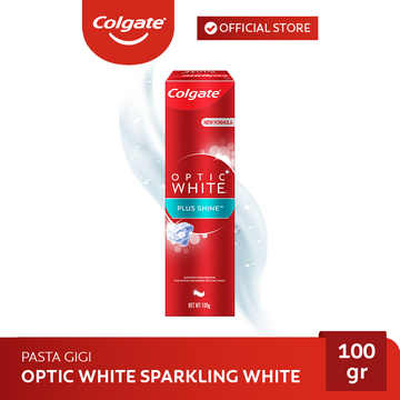COLGATE Odol Pasta Gigi Optic White Plus Shine - Isi 100g