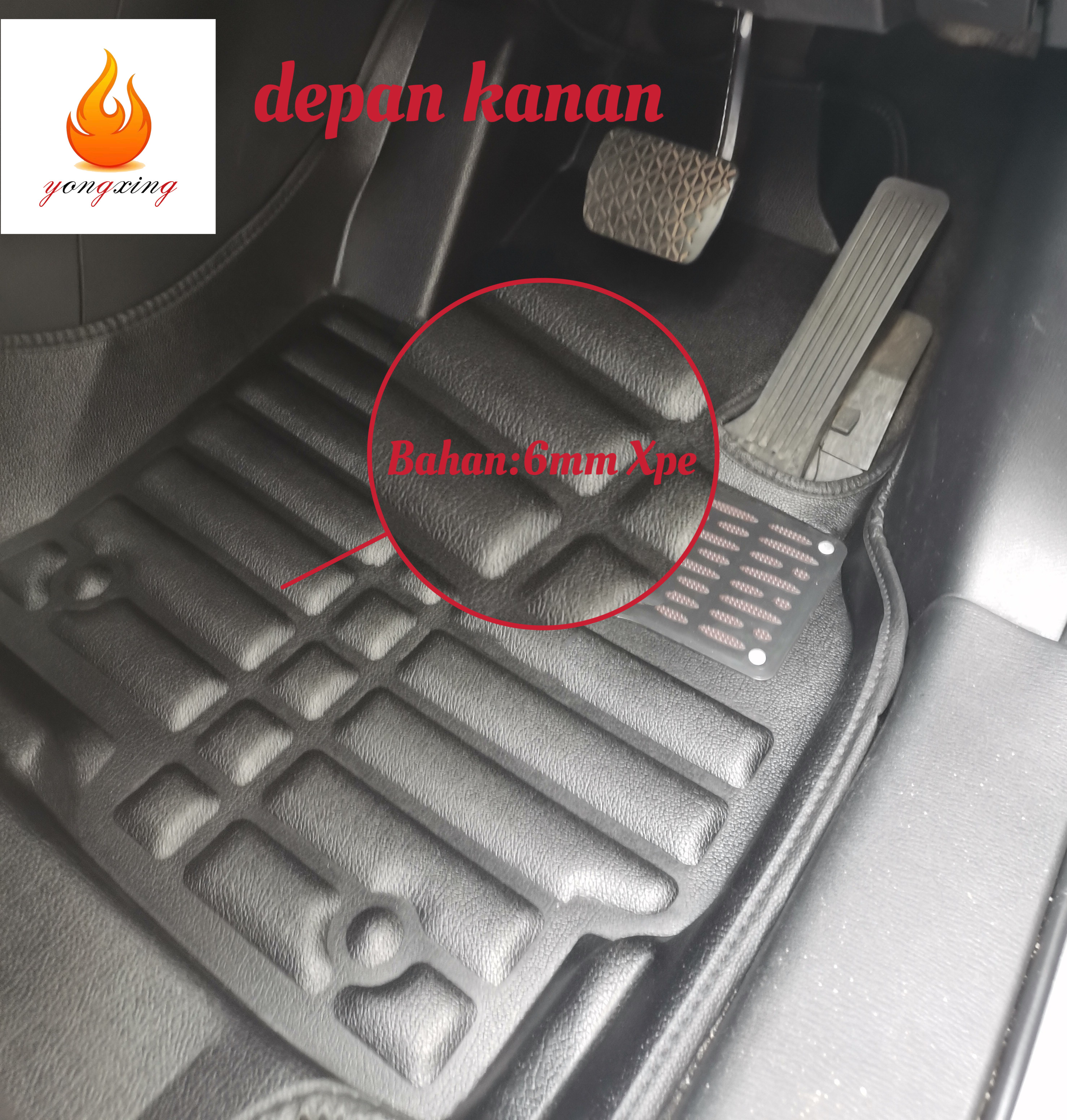 Karpet Mobil Tahun 2018-2023 Toyota CH-R HYBRID 5D Carbon Presisi Plug and Play Tahan air For Yongxing Harga 700,000 rupiah*Gratis Ongkir