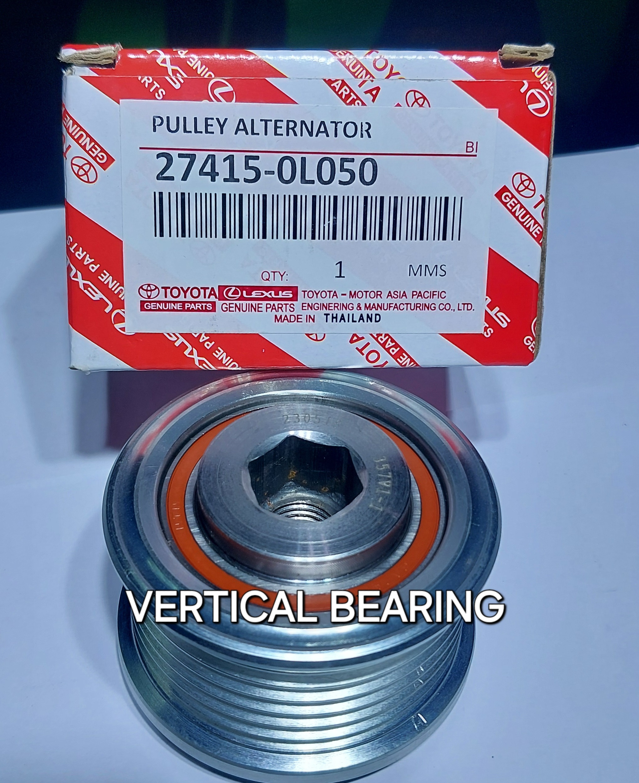 Bearing pulley alternator Innova reborn diesel Hilux Revo 27415-0l050 Harga 221,536 rupiah*Gratis Ongkir
