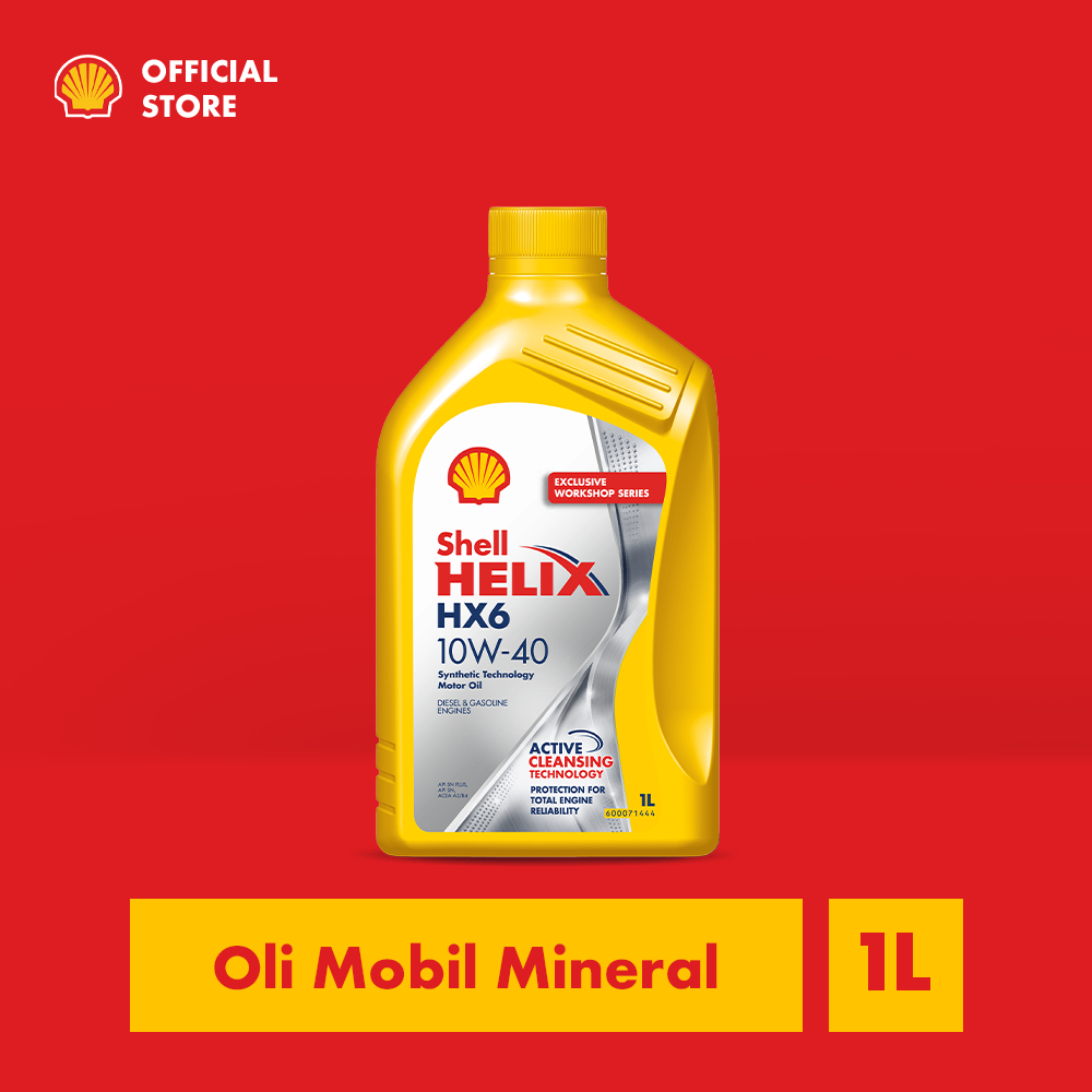 Car engine oil Shell Helix HX6 10W-40 (1l) Harga 85,563 Ringgit*Penghantaran Percuma