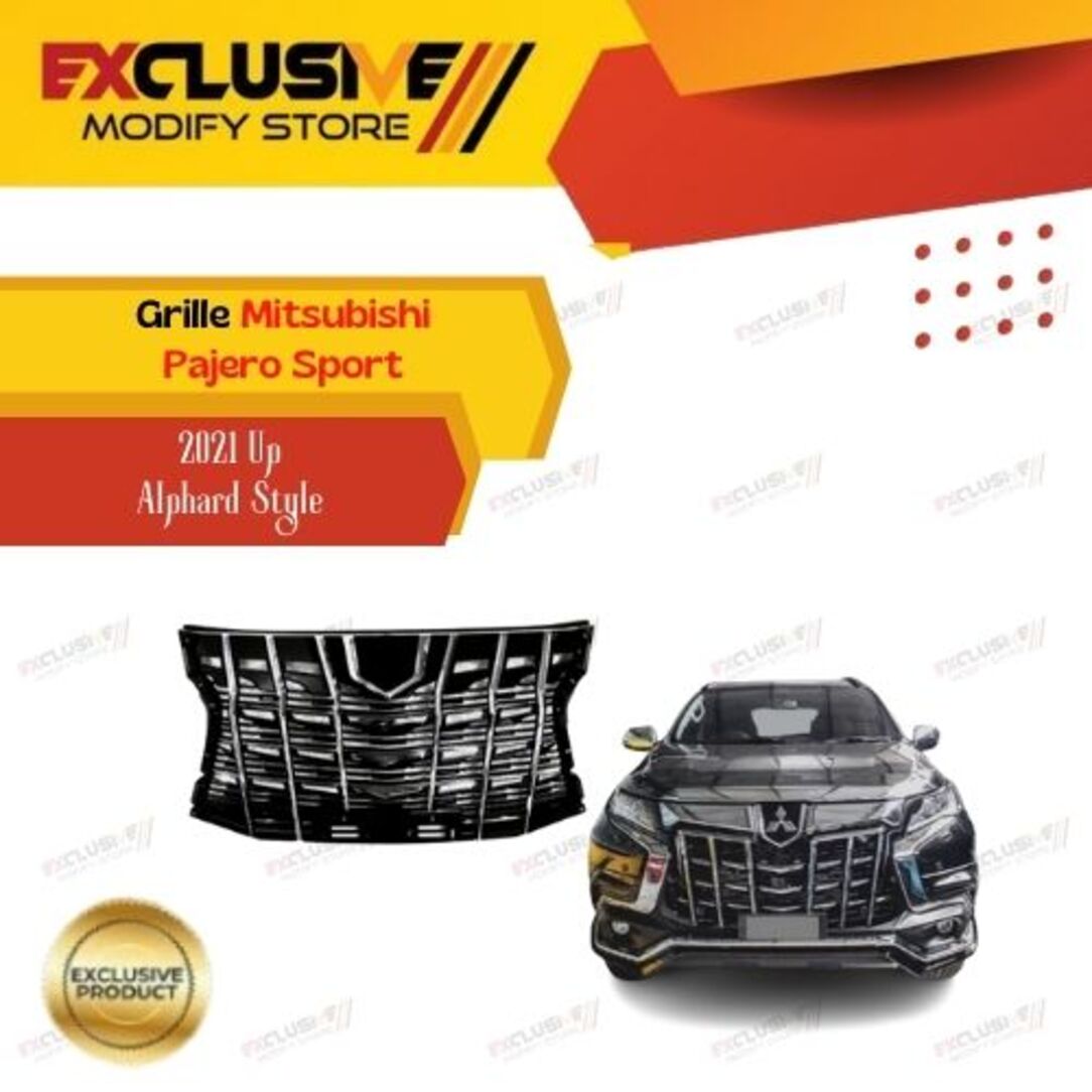 Grille Pajero Sport Alphard 2021 up facelift Harga 1,350,000 rupiah*Gratis Ongkir