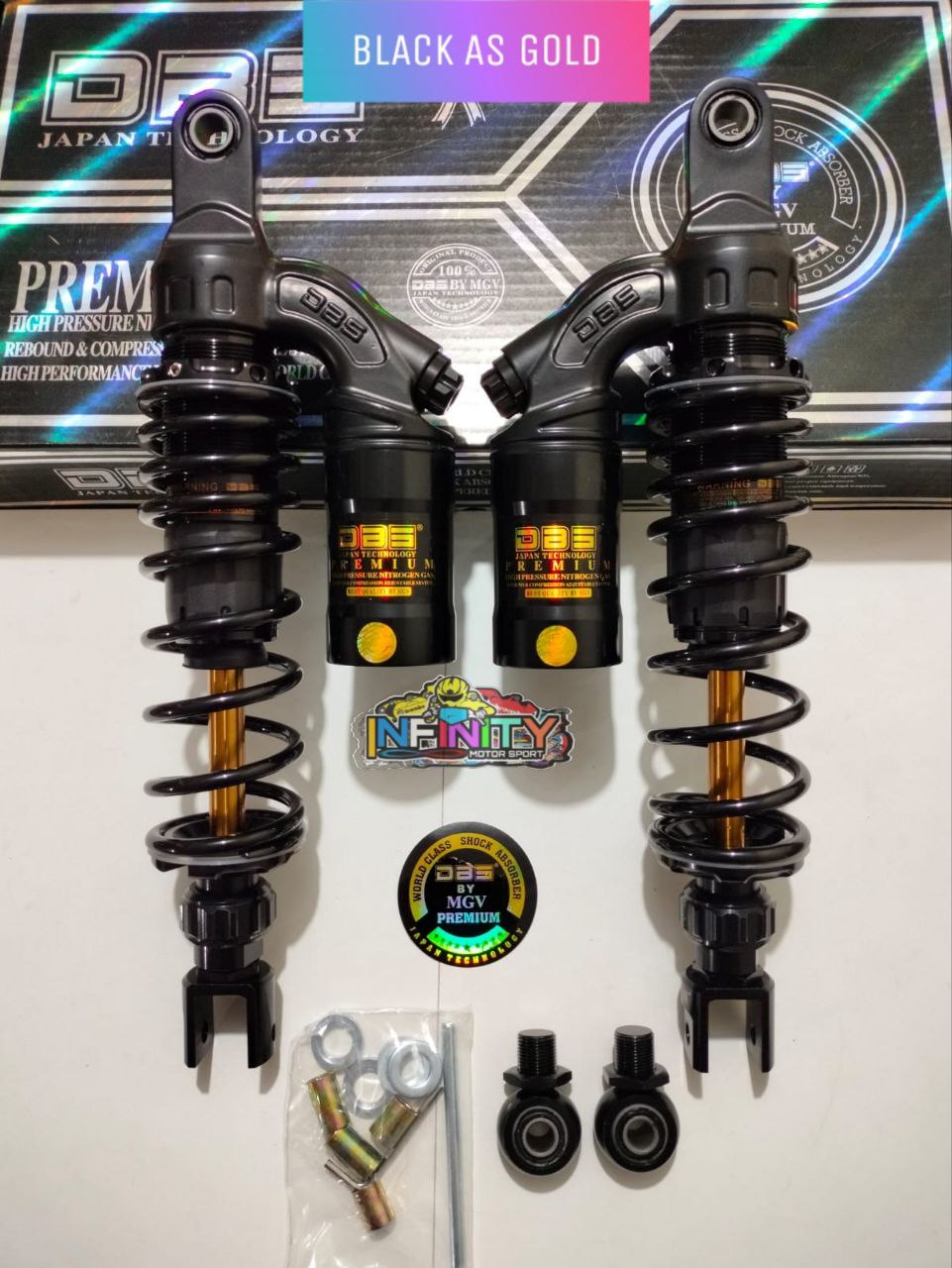 SHOCK DBS VONCUN SERIES PREMIUM-699 REBOUND NMAX OLD - PCX 150 - PCX 160 Harga 1,200,000 rupiah*Gratis Ongkir