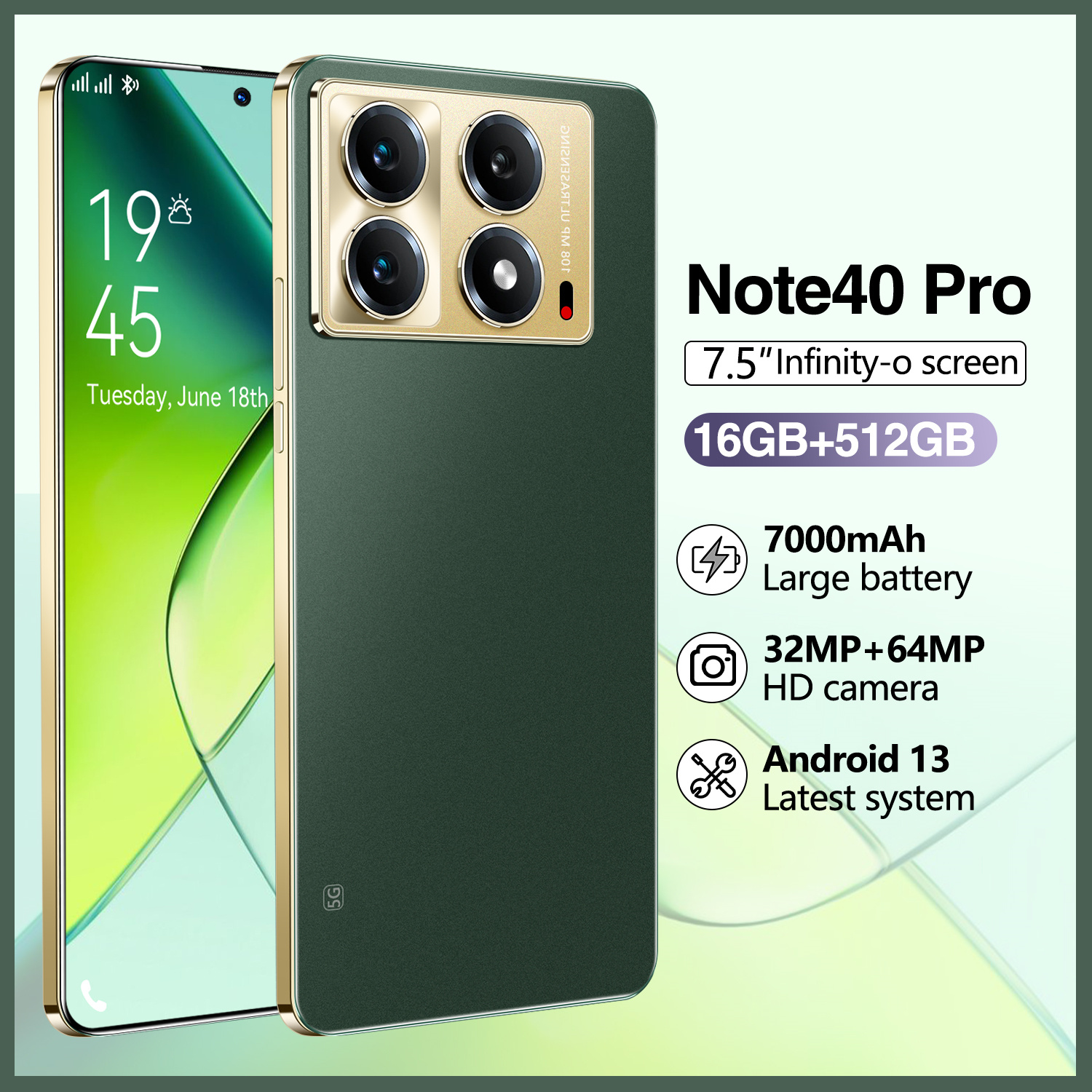 [100% original] HP infinx note 40 Pro 5G M4 pro 16GB + 512GB AMOLED 7.5 "uraoriginal big sale Android phone 4G/5G HP cheap 48mp + 64MP HD clearance promo 7000mAh camera dual SIM dual 5G WiFi HP battery cheap original can cod Harga  1,195,000 Ringgit*Penghantaran Percuma