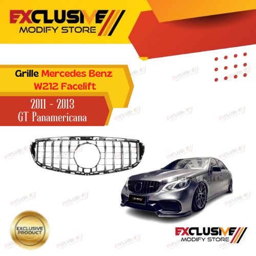 Mercedes Benz W212 visor GT grille (2014 - 2016) Harga 2,850,000 rupiah*Gratis Ongkir