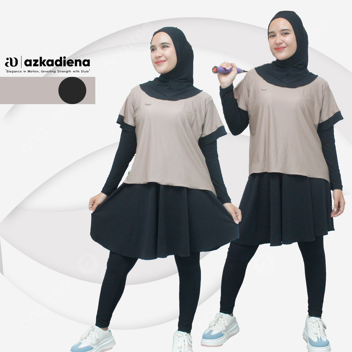 baju nge gym wanita hijab