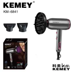 PENGERING RAMBUT HAIR DRYER KEMEI KM-6841 3in1 STYLING RAMBUT